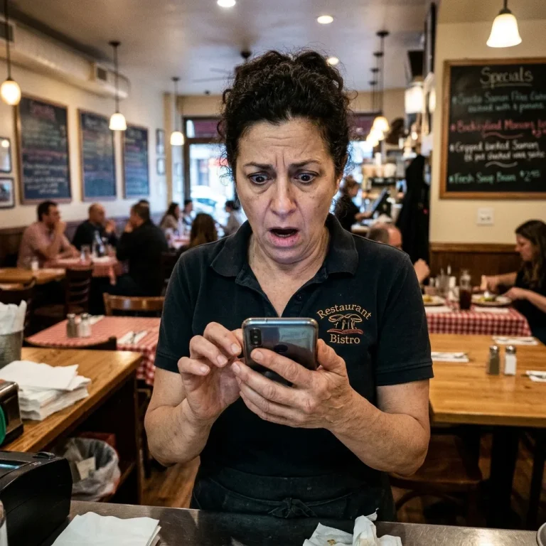 Ukázka efektivní PPC reklamy pro restauraci na mobilním telefonu