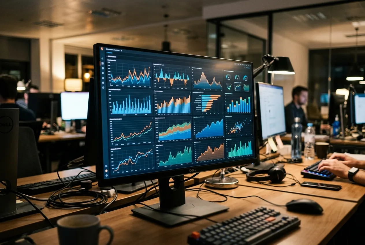 Detail analytického dashboardu zobrazující cenu za akvizici (CPA) B2B klienta