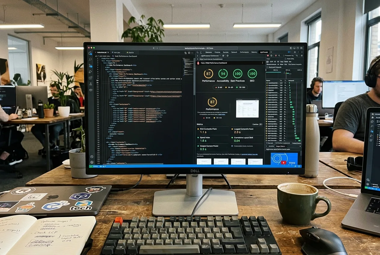 SEO optimalizace pro vývojáře: 7 technických SEO mýtů, které ničí návštěvnost 3 Ukázka implementace Core Web Vitals a sémantického HTML5